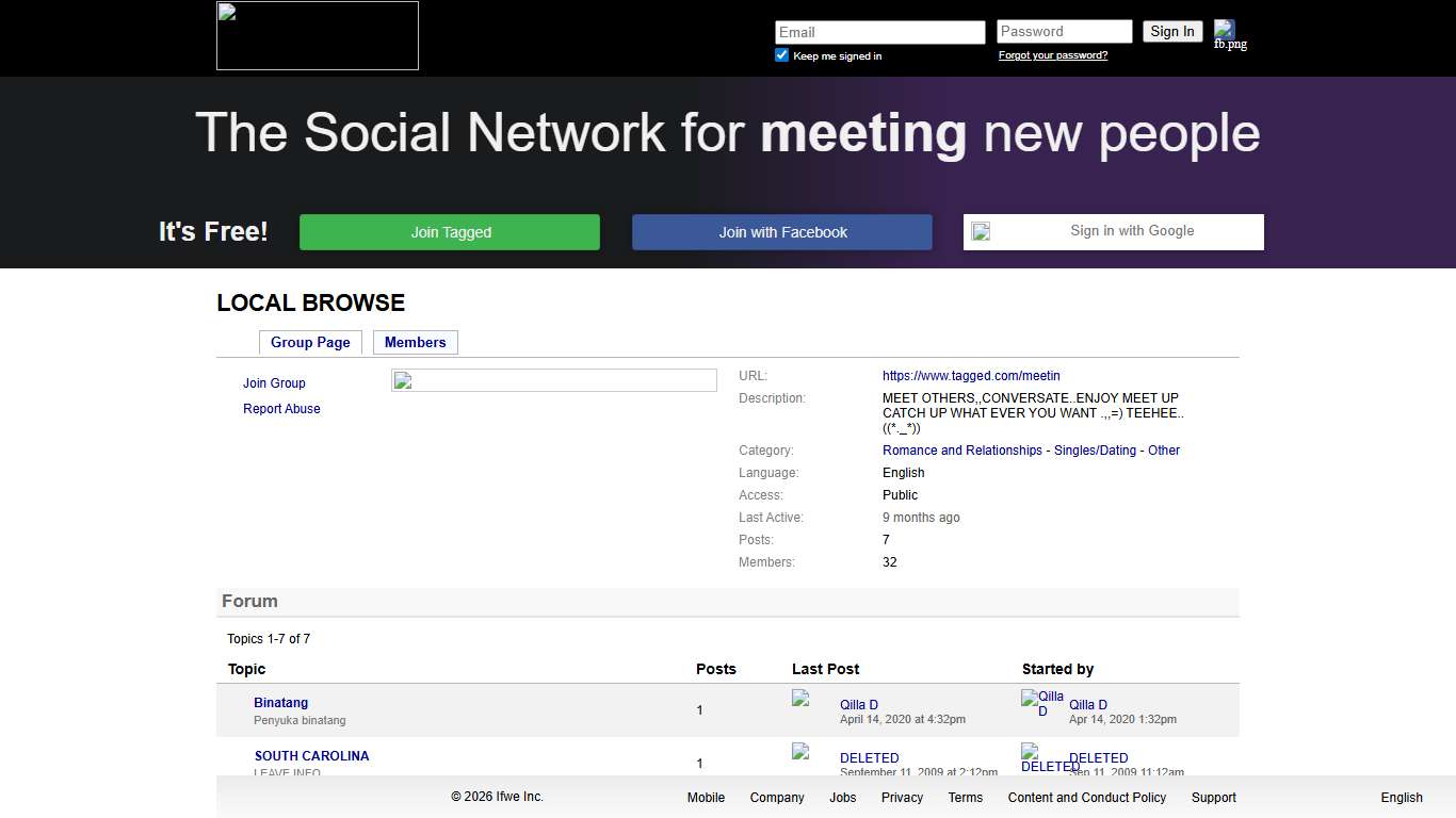 LOCAL BROWSE - Tagged